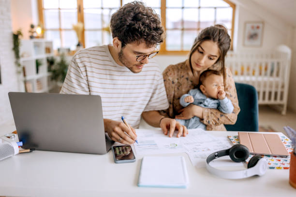 Illustration of family trust and financial planning